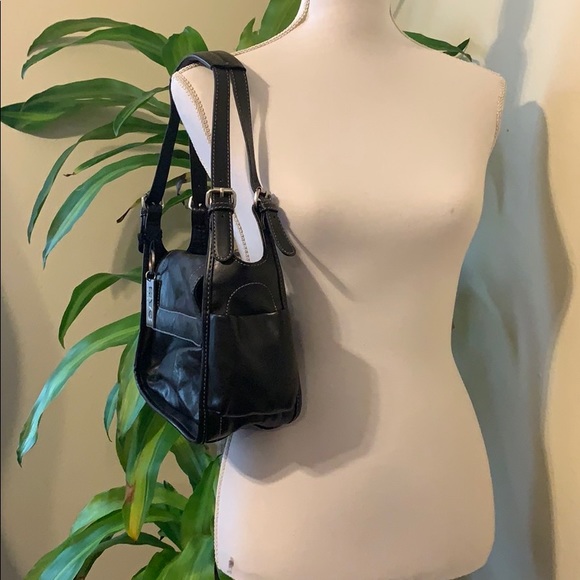 Leather shoulder bag - Picture 3 of 5